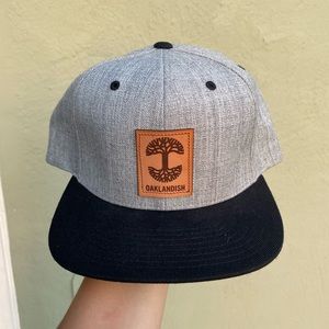 Oaklandish Gray and Black SnapBack Hat